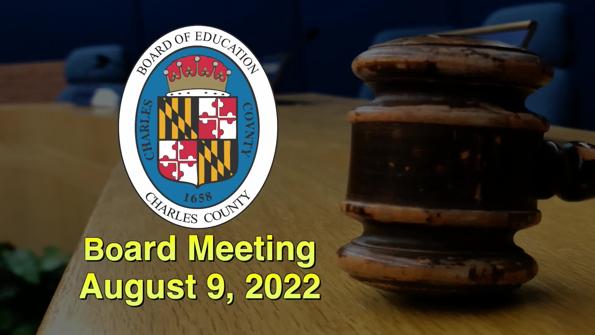 Thumbnail image for Board Meeting - August 9, 2022