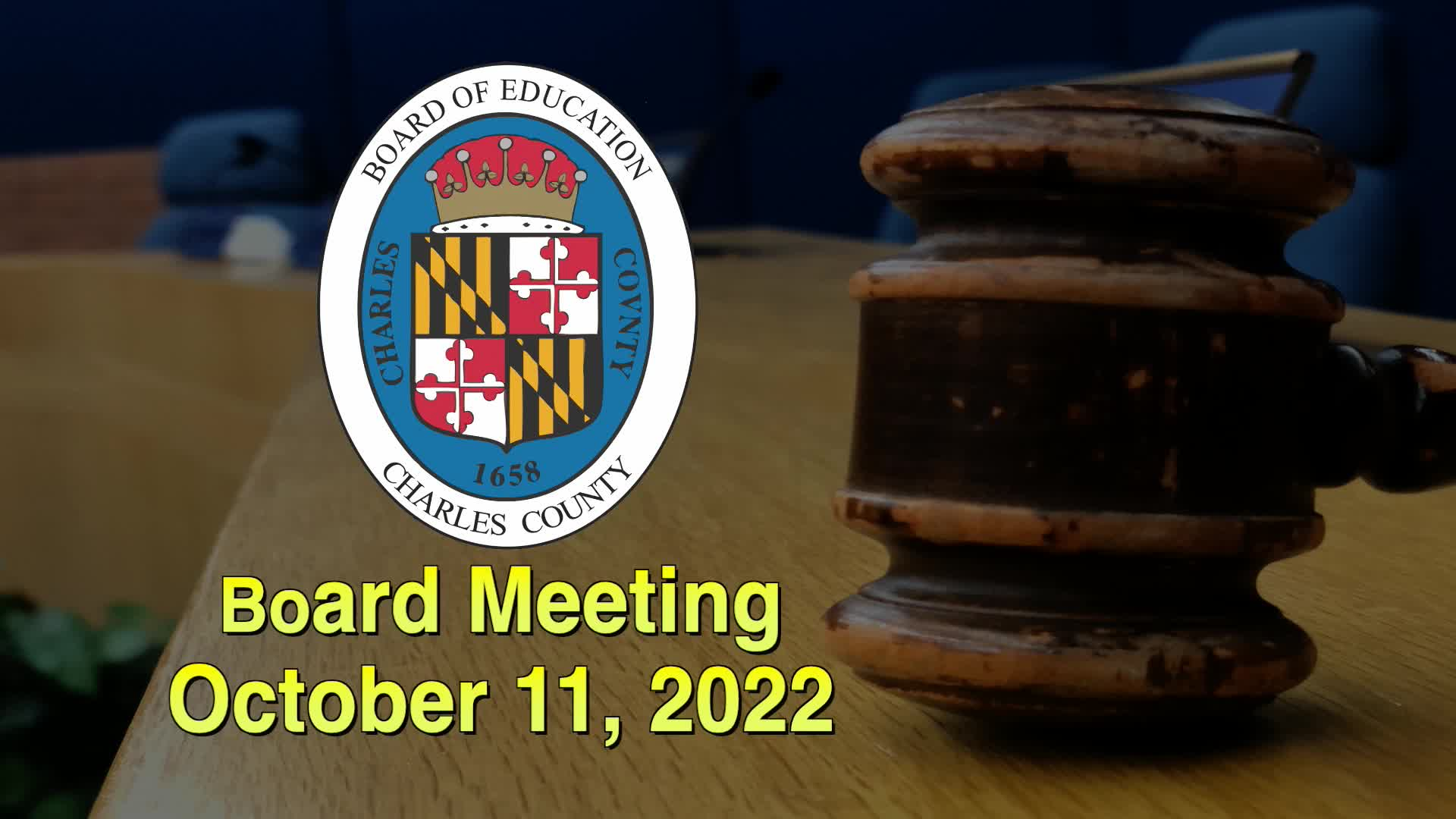 Thumbnail image for Board Meeting - October 11, 2022