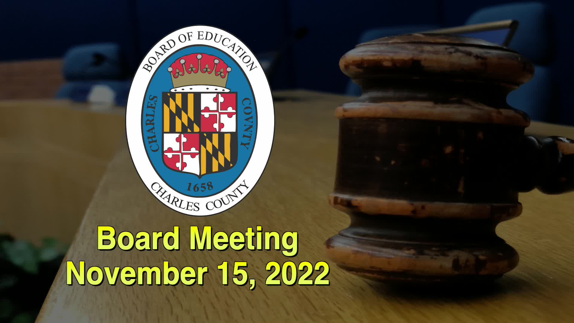Thumbnail image for Board Meeting - November 15, 2022