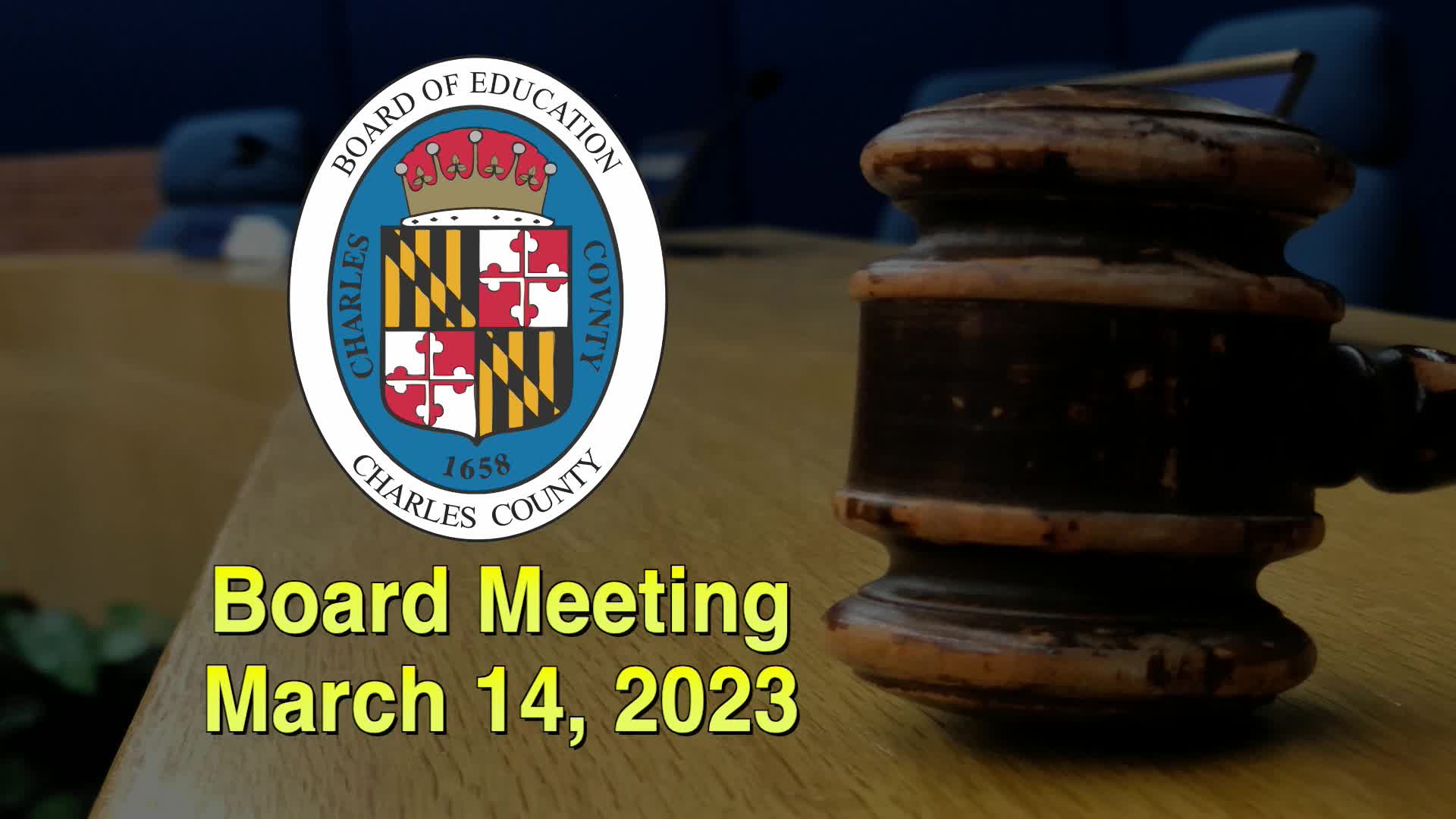 Thumbnail image for Board Meeting - March 14, 2023