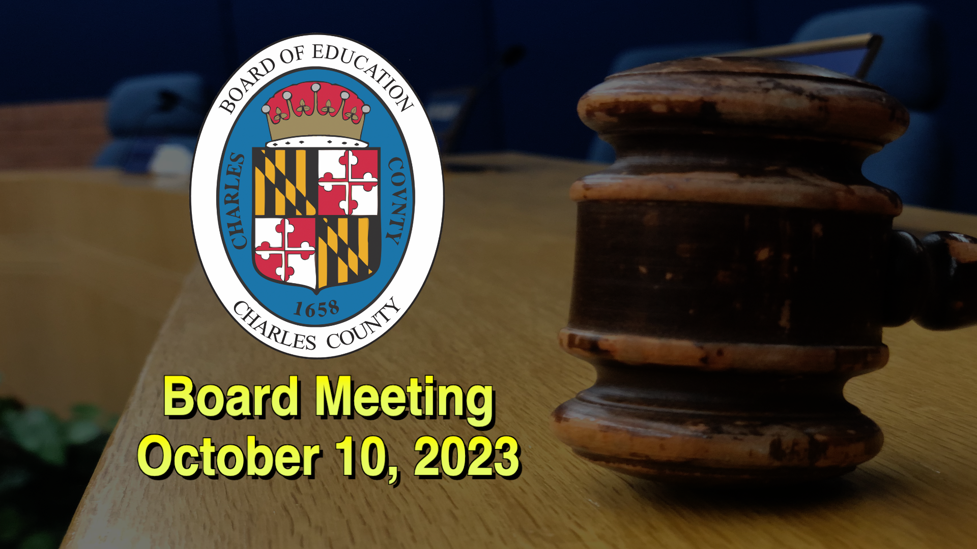 Thumbnail image for Board Meeting - October 10, 2023