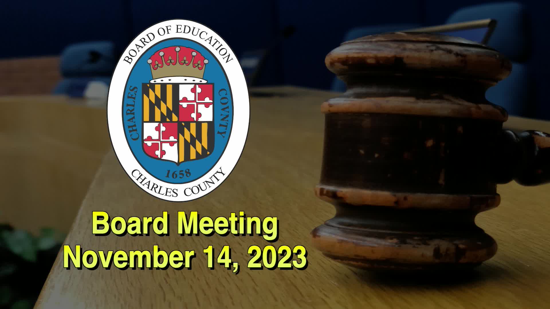 Thumbnail image for Board Meeting - November 14, 2023