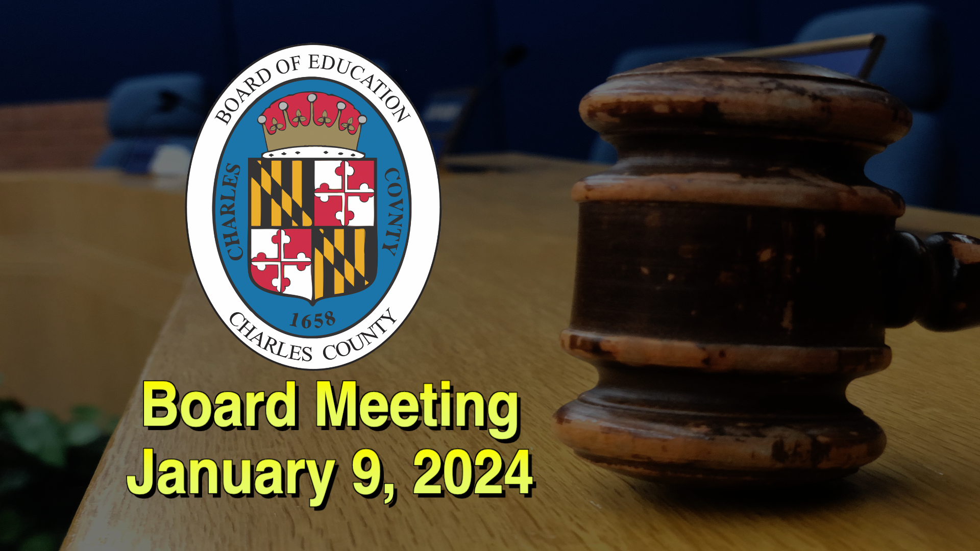 Thumbnail image for Board Meeting - January 9th, 2024