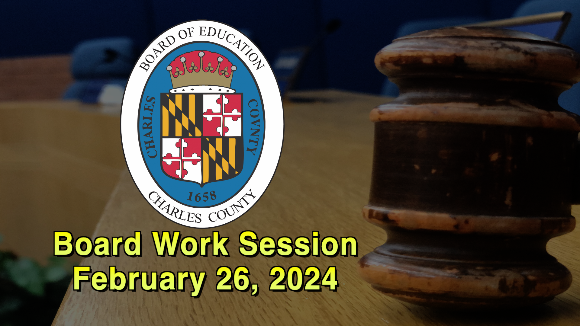 Thumbnail image for Board Work Session - February 26, 2024