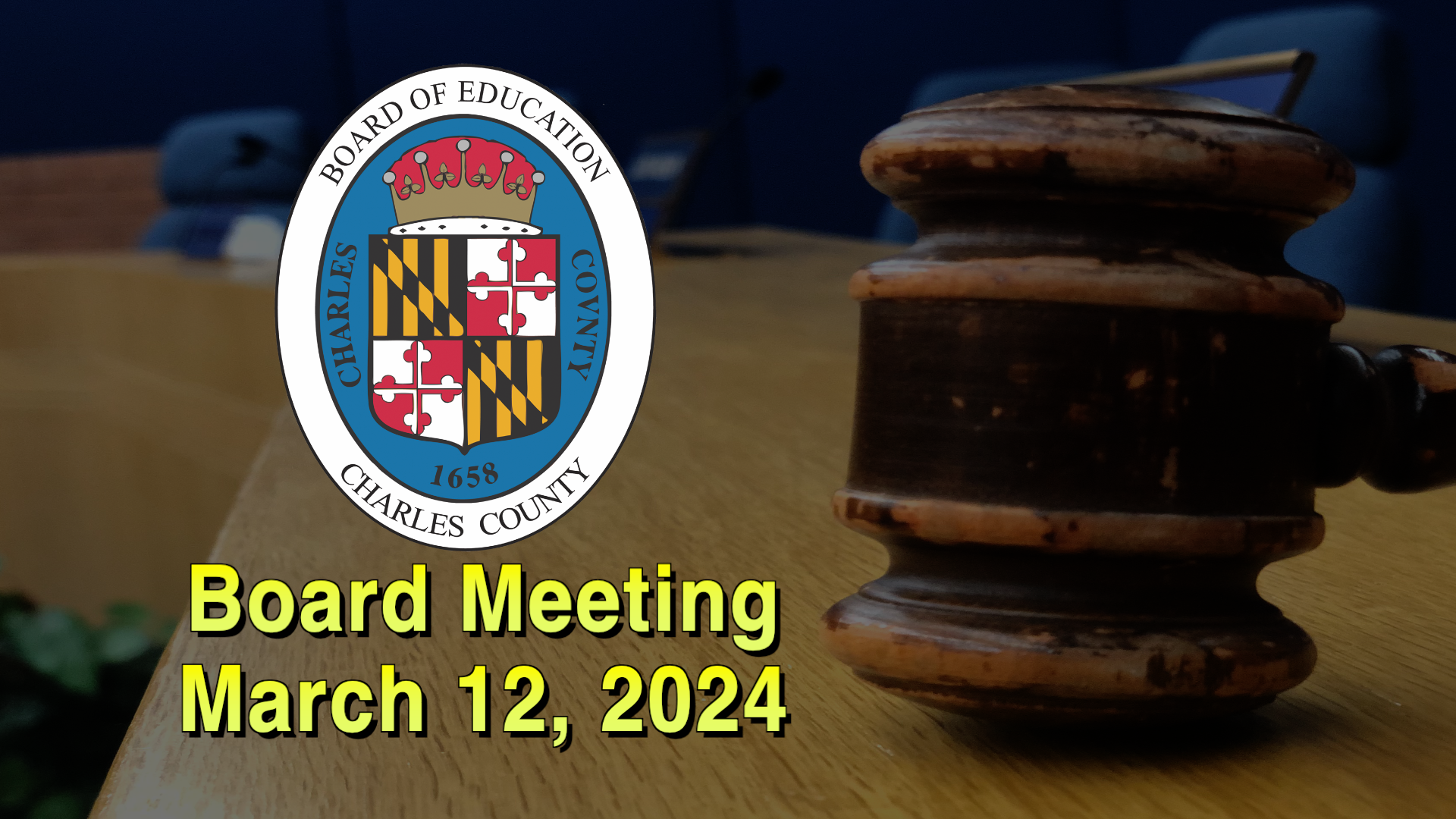Thumbnail image for Board Meeting - March 12, 2024