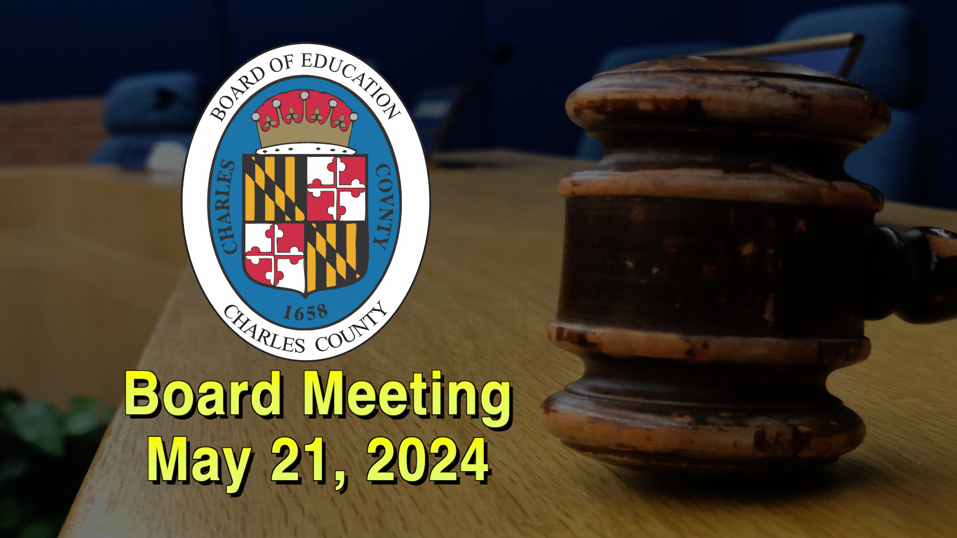Thumbnail image for Board Meeting - May 21, 2024