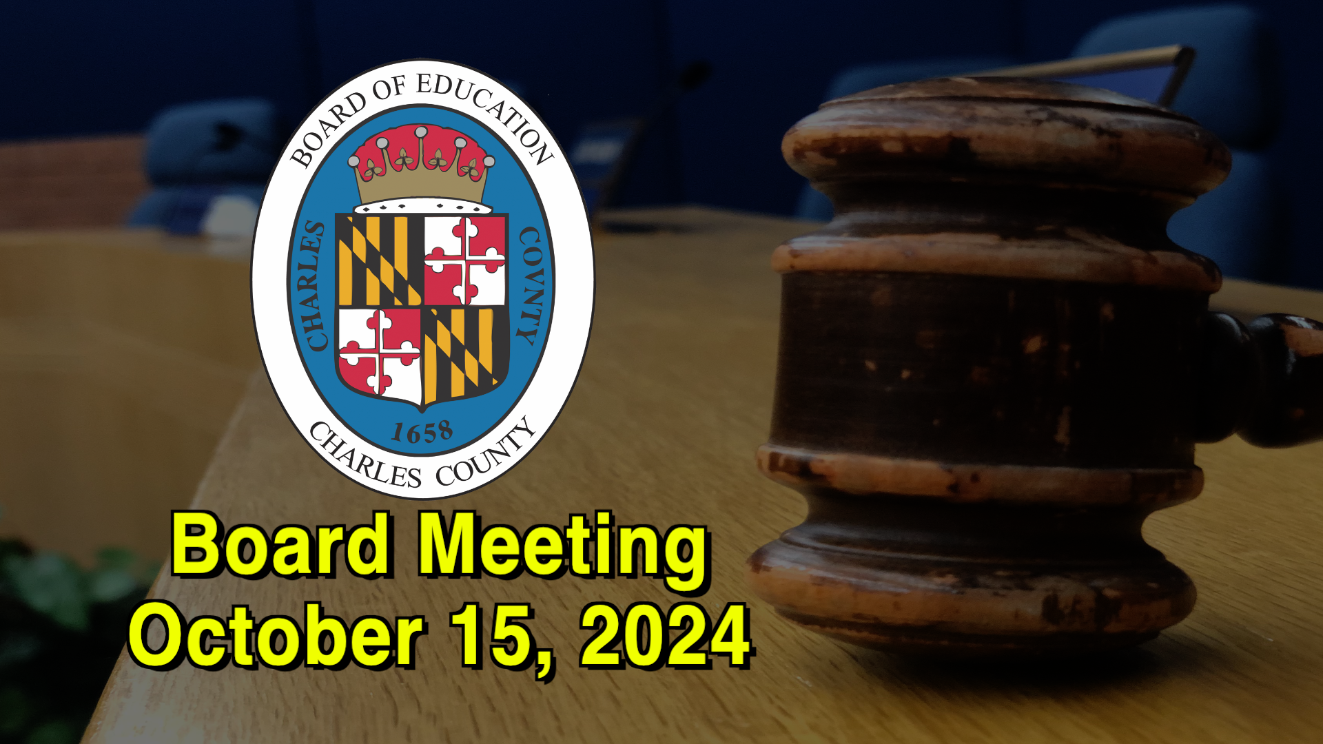 Thumbnail image for Board Meeting - October 15, 2024
