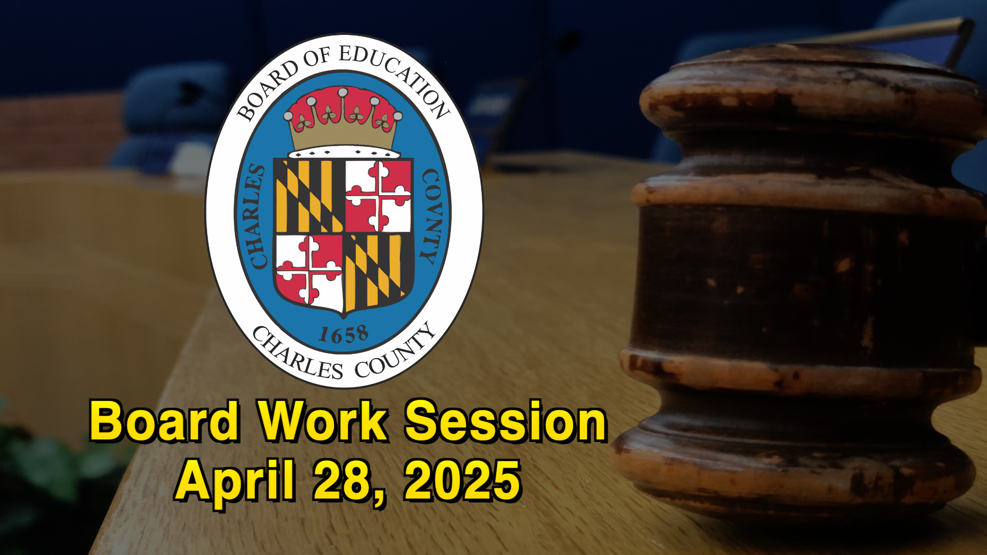 Thumbnail image for Board Work Session - April 28, 2025
