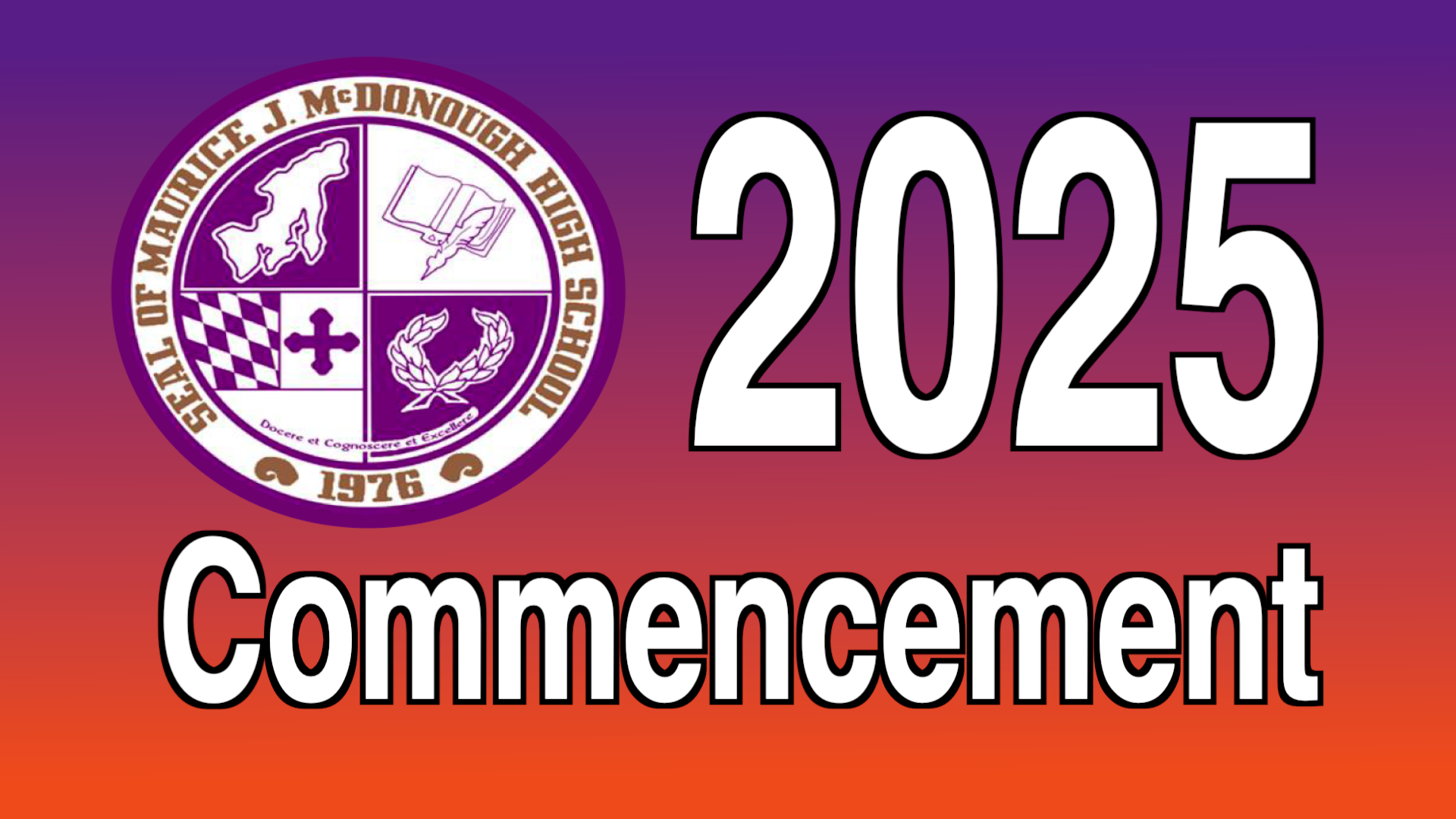 Thumbnail image for 2025 Maurice J. McDonough H.S. Commencement