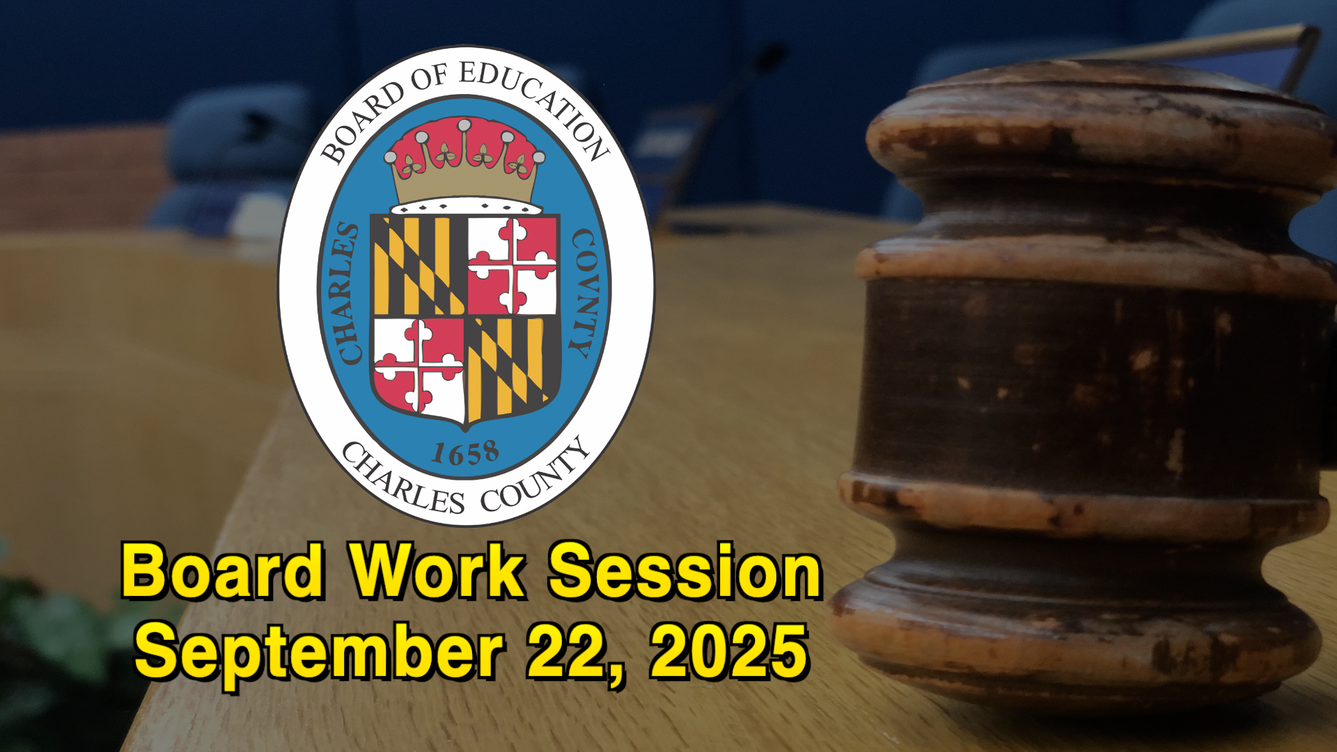 Thumbnail image for Board Work Session - September 22, 2025