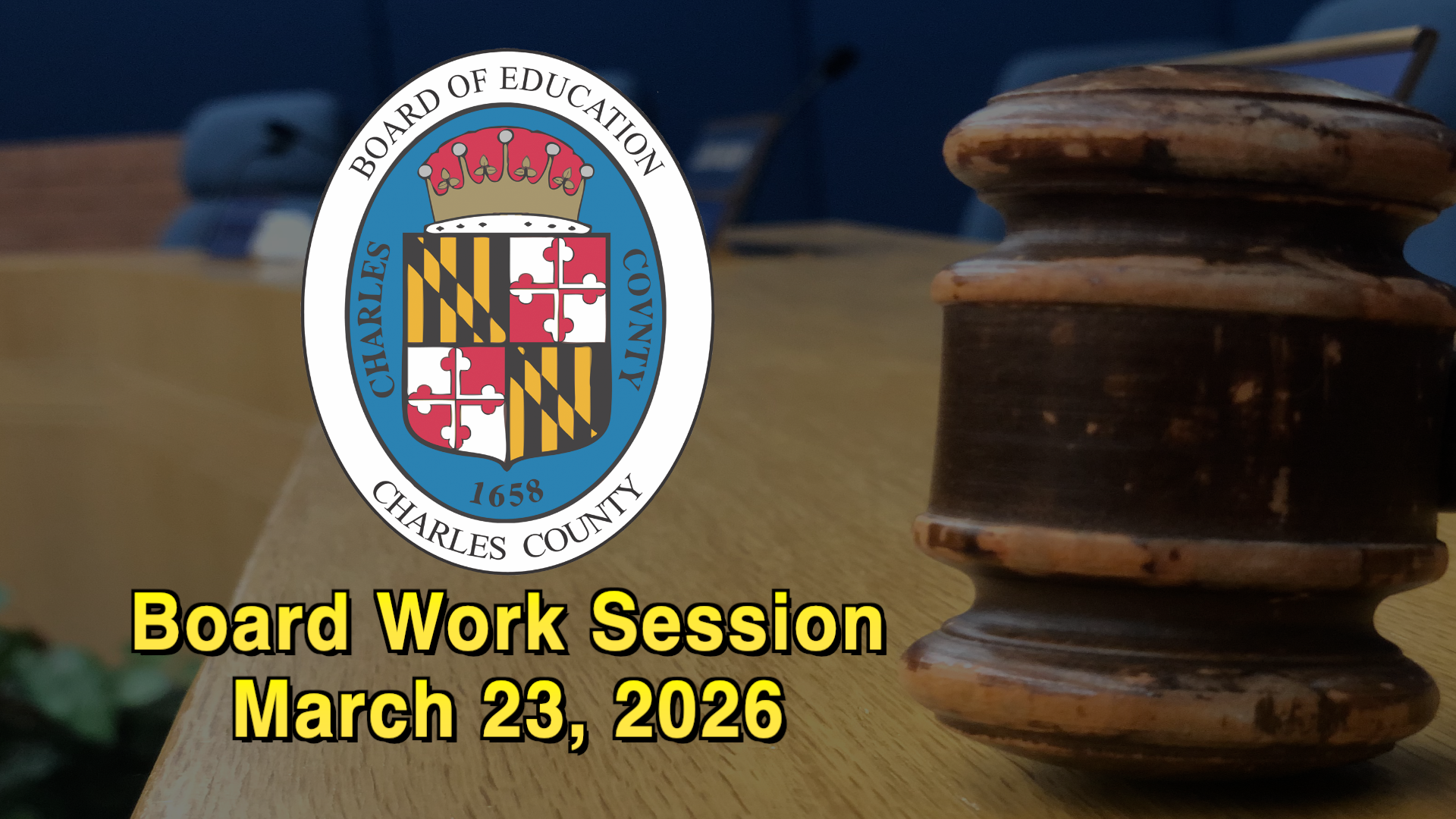 Board Work Session - March 23, 2026