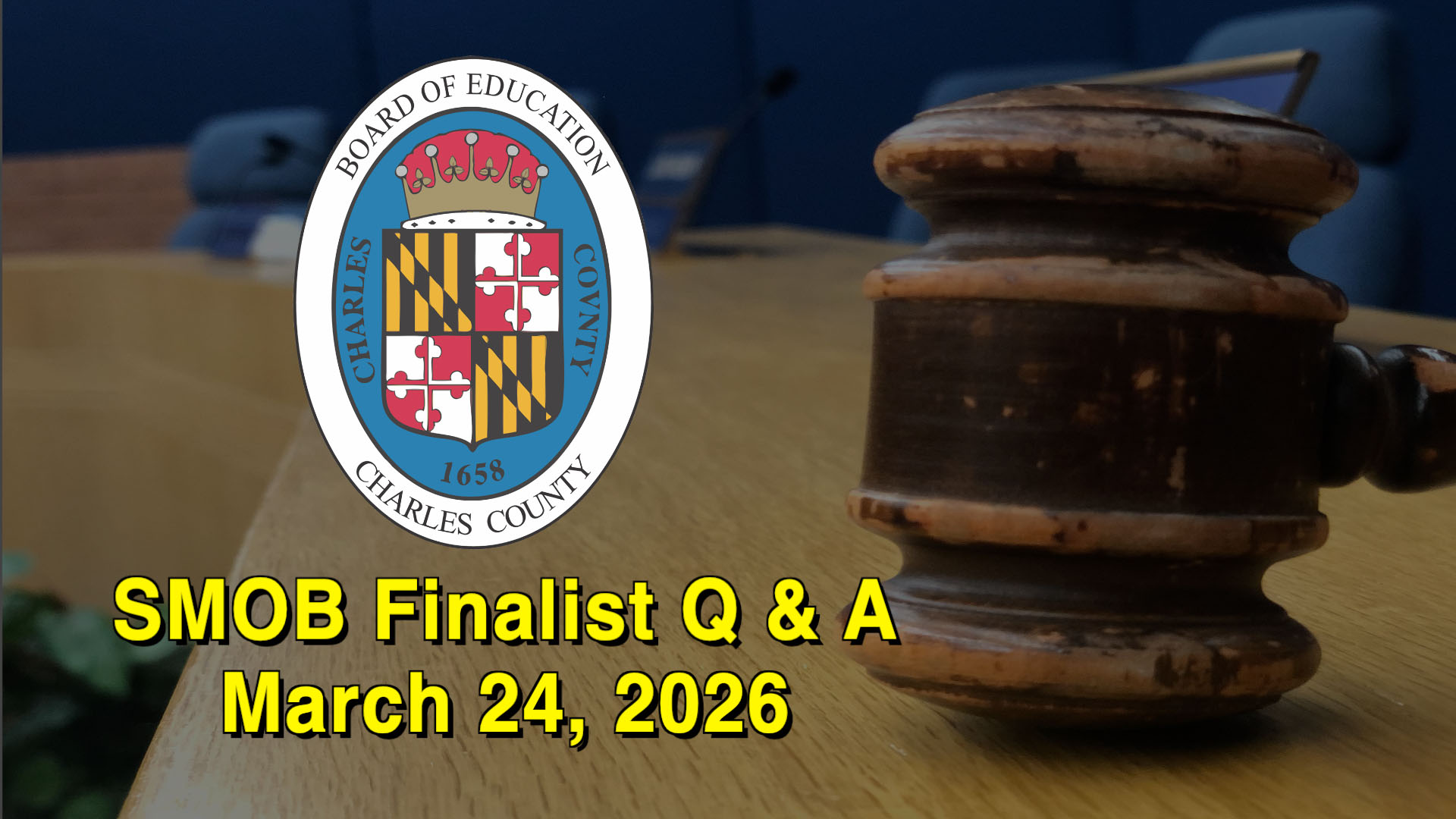 SMOB Finalist Q & A - March 24, 2026