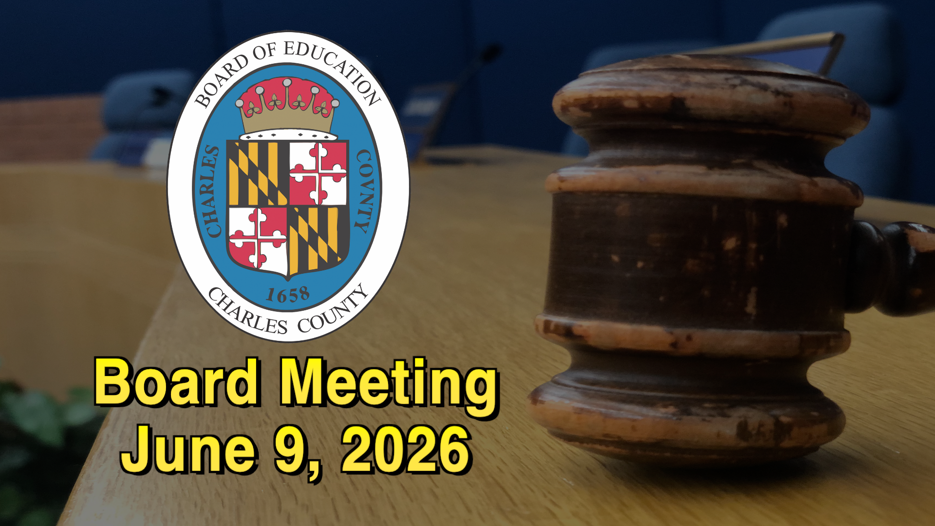 Thumbnail image for Board Meeting - June 9, 2026
